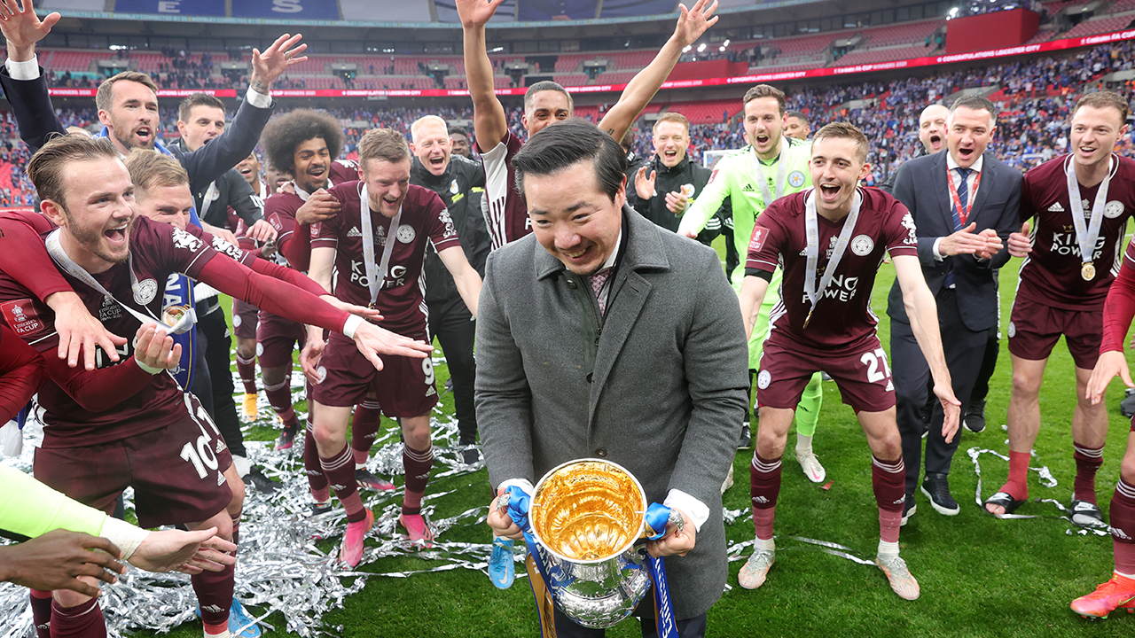 A beautiful sight following Leicester’s FA Cup win over Chelsea